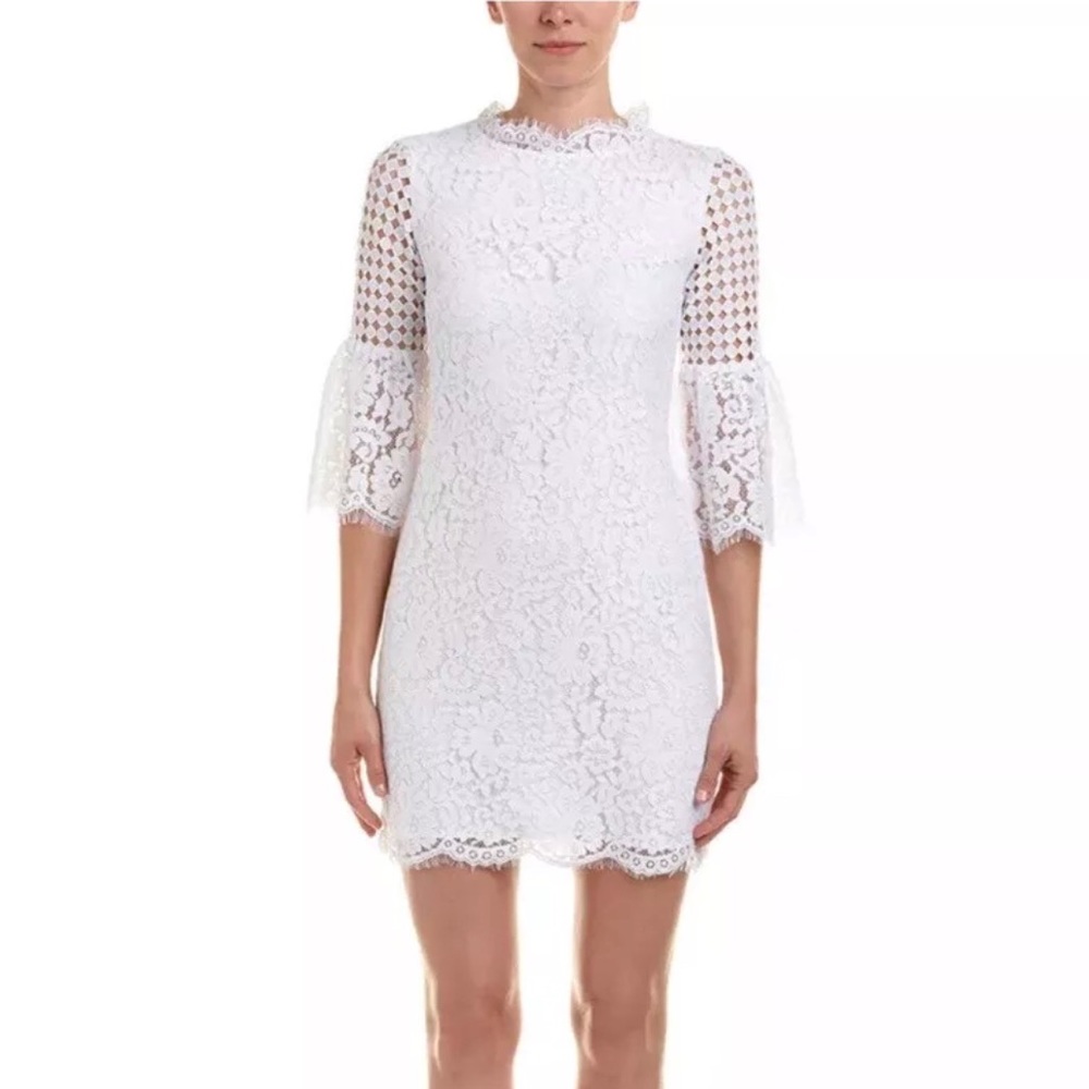 SAIL TO SABLE BELL SLEEVE SHIFT DRESS